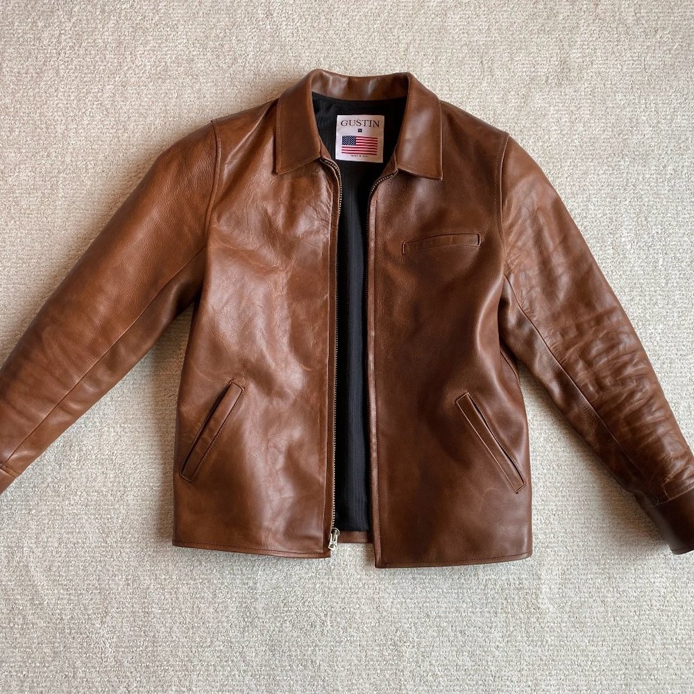 Gustin THE L1 - HORWEEN CHROMEXCEL #8 Leather jacket Medium